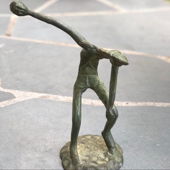 Vintage Bronze Sculpture of a Man-Wildwood Accents - Picture 5 of 13